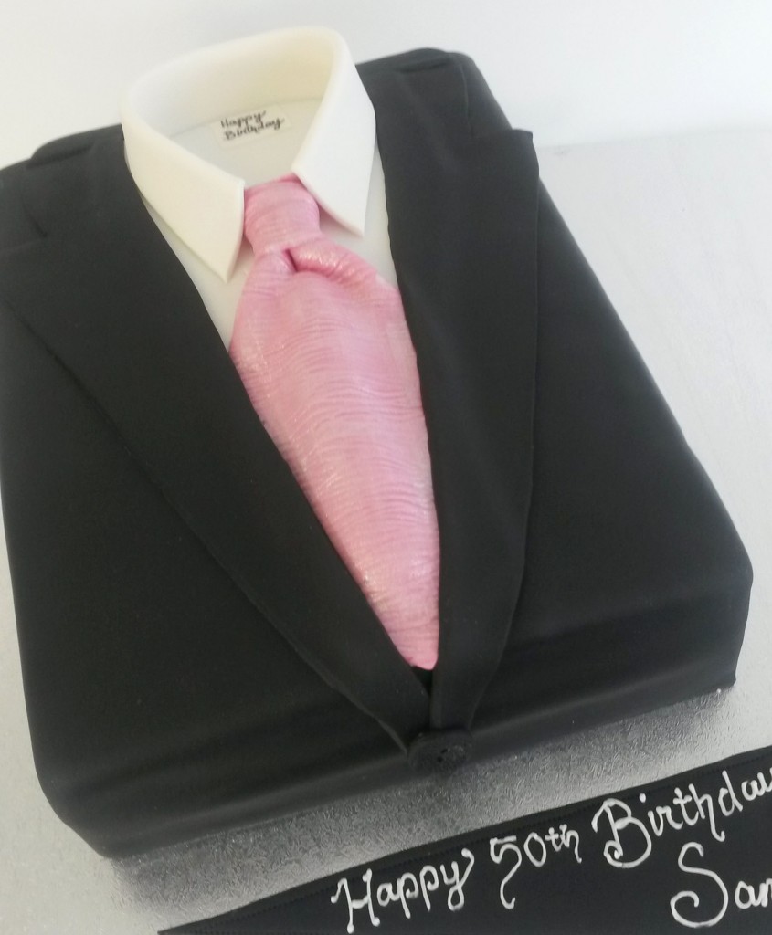 Suit Birthday Cake