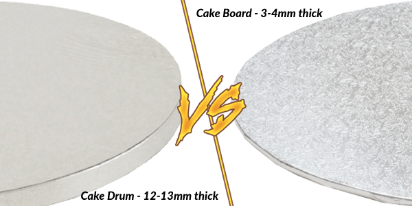 Cake Boards Premium Silver Foil 3mm Double Thick Round & Square 6 -16  Inch Size | eBay